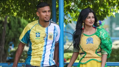 ব্রাজেন্টিনা নামের একটি নাটকে অভিনয় করেছেন জামাল ভূঁইয়া, বিপরীতে লামিমা লাম। ছবি: সংগৃহীত