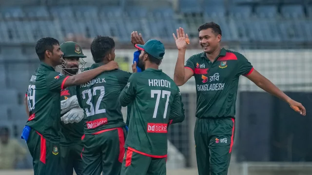 আজ মিরপুরে রচিত হলো বাংলাদেশ ক্রিকেটের আরেকটি সোনালী অধ্যায়। ছবি: বিসিবি